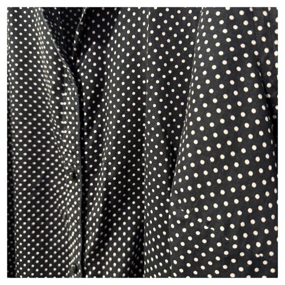 Lauren Ralph Lauren 2X‎ Womens Polka Dot Button Up Shirt - Picture 3 of 5